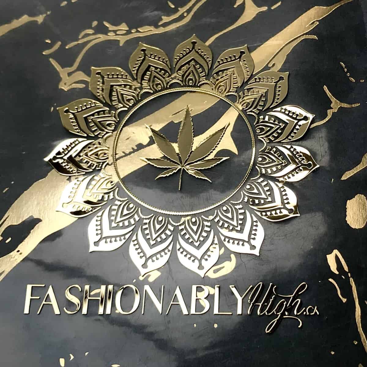 Fashionably High Gold Mandala Sticker