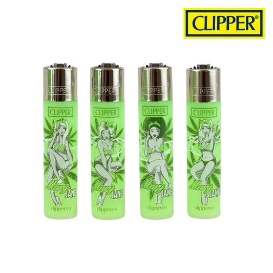 Clipper Mary Jane Pinup Lighter. Head shop Vancouver Canada