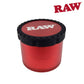 RAW 4 Piece Life Grinder-Version 2 in Red. Headshop Vancouver Canada
