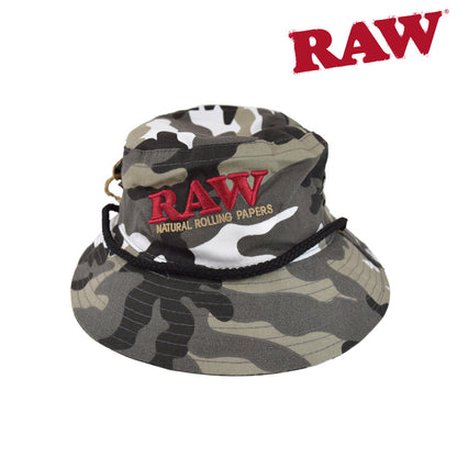 RAW Smokerman's Bucket Hat Camp. Head shop Vancouver Canada