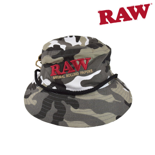 RAW Smokerman's Bucket Hat Camp. Head shop Vancouver Canada