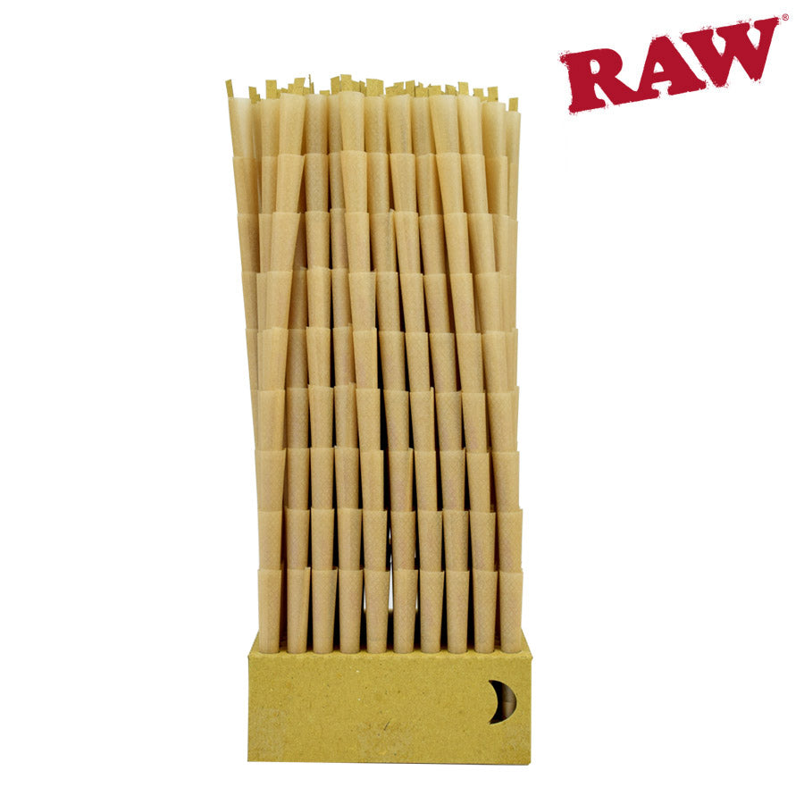 RAW Classic Natural Unrefined Pre-Rolled 1 1/4 Cones- 900 Box