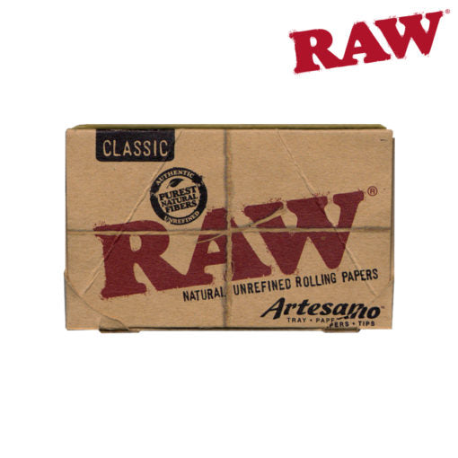 RAW ARTESANO 1¼ W/ Tray, Papers & Tips