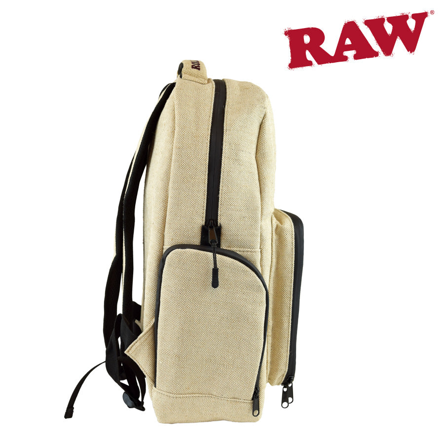Raw Lowkey Burlap Backpack