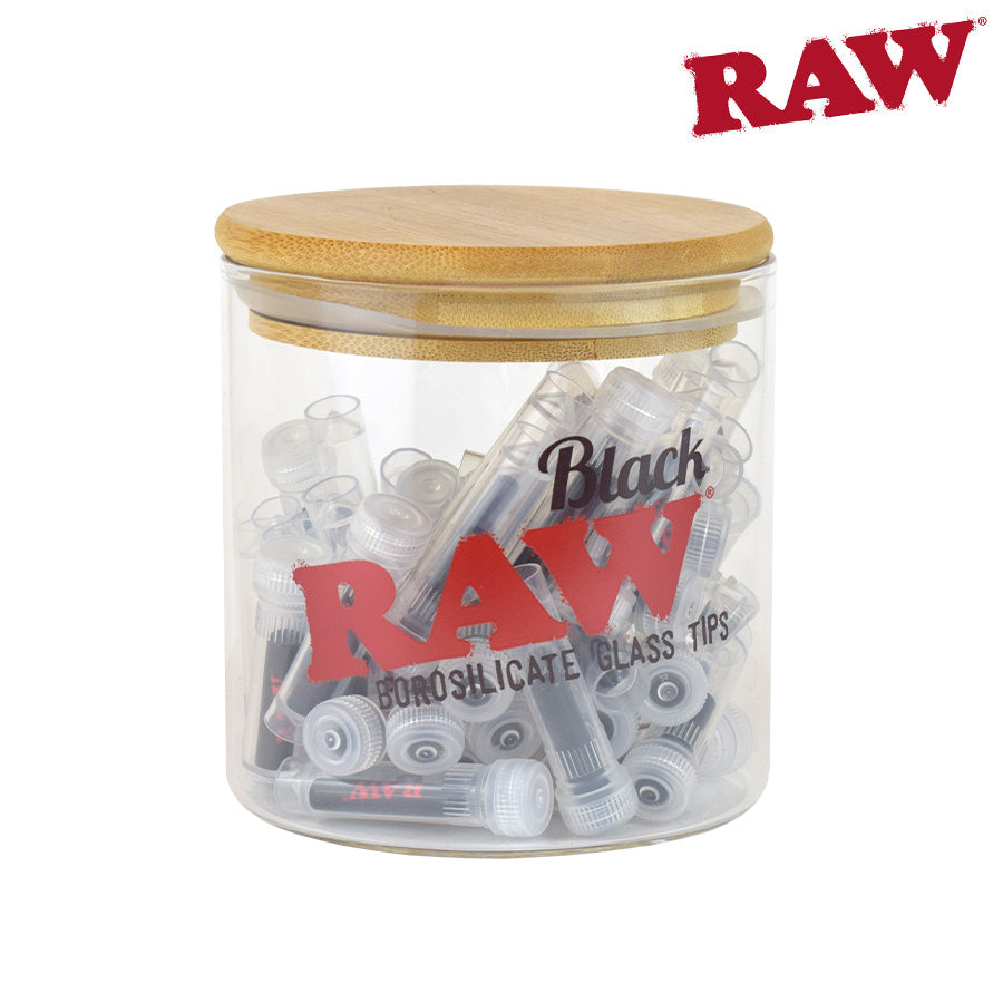 RAW Black Glass Filter Tip Canada