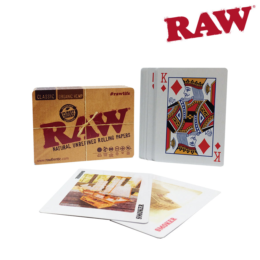RAW Rolling Papers Playing Cards