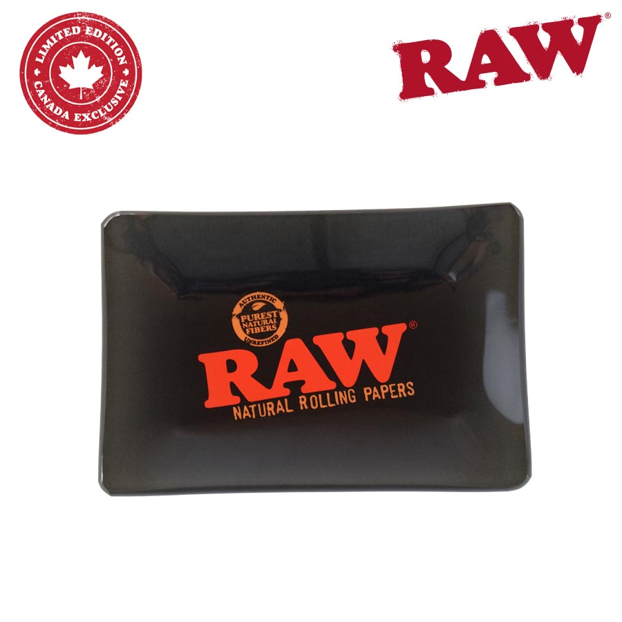 RAW Black Glass Mini Tray
