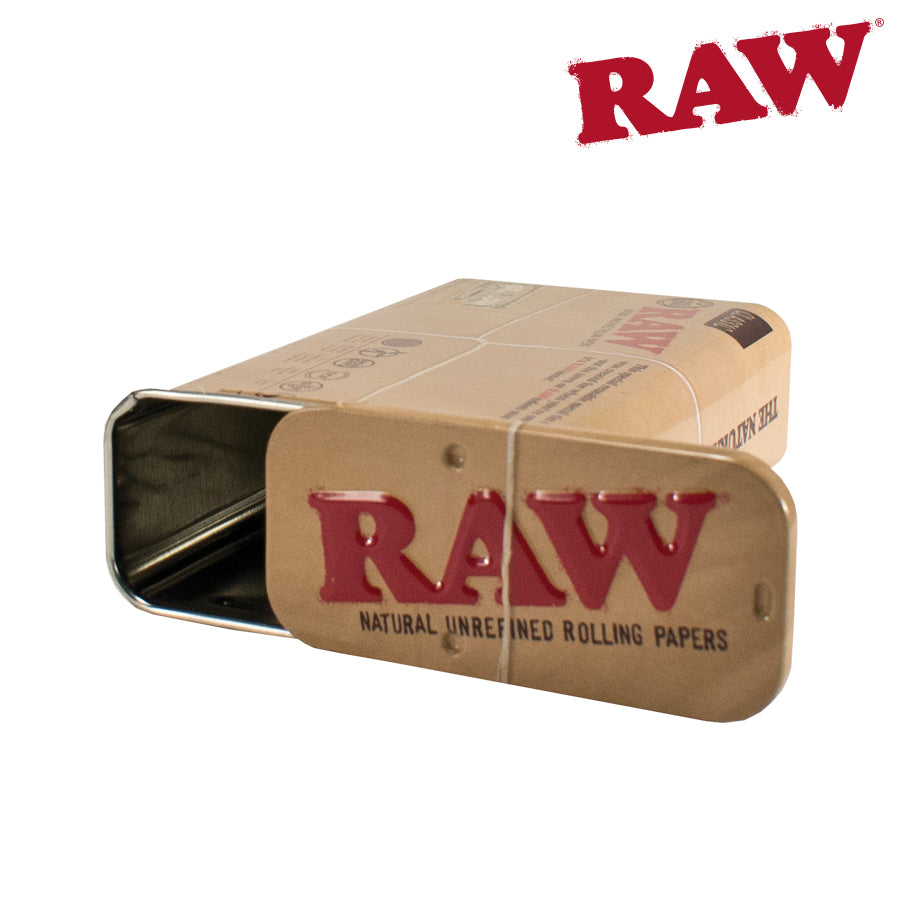RAW Tin Case Large with Sliding Top