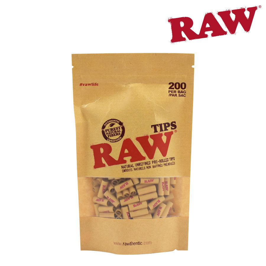 RAW Tips Pre-Rolled 200Pk
