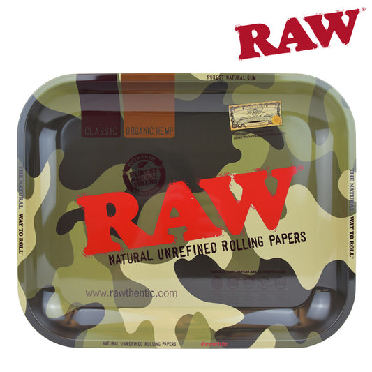 Raw Rolling Papers Camo Tray Large