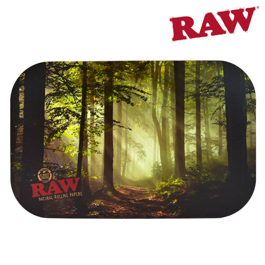 RAW Smokey Trees Rolling Tray Cover Size Small