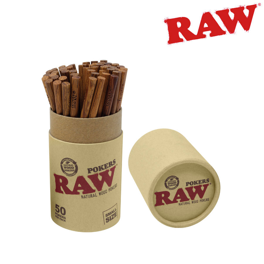 Raw Wood Pokers 113mm