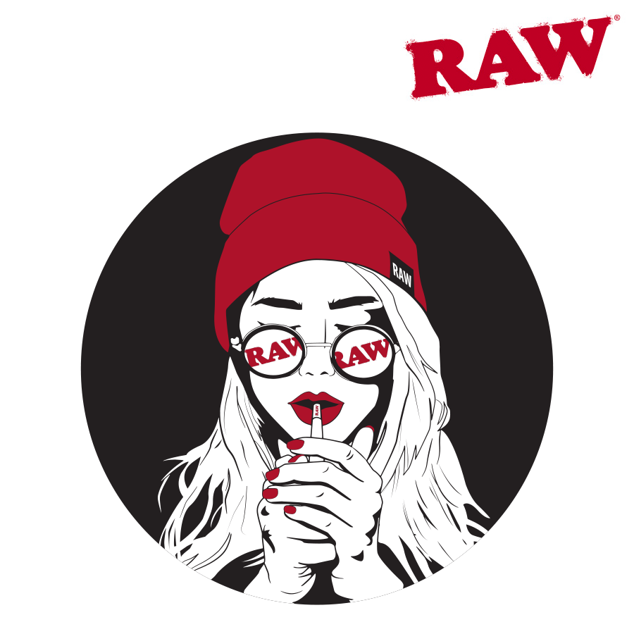 Raw Girl Raw Sticker 