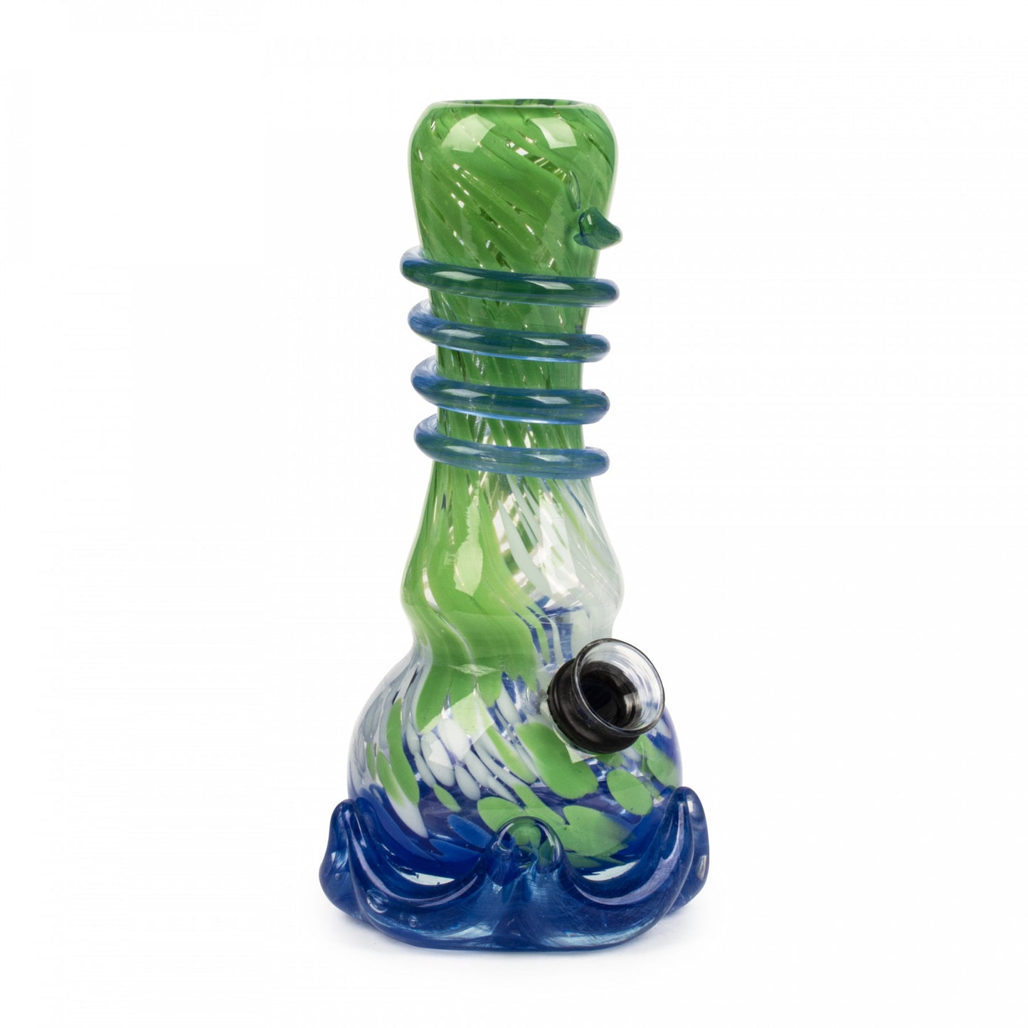 8 Inch Tall Retro Glass Genie Tube W/Wrap