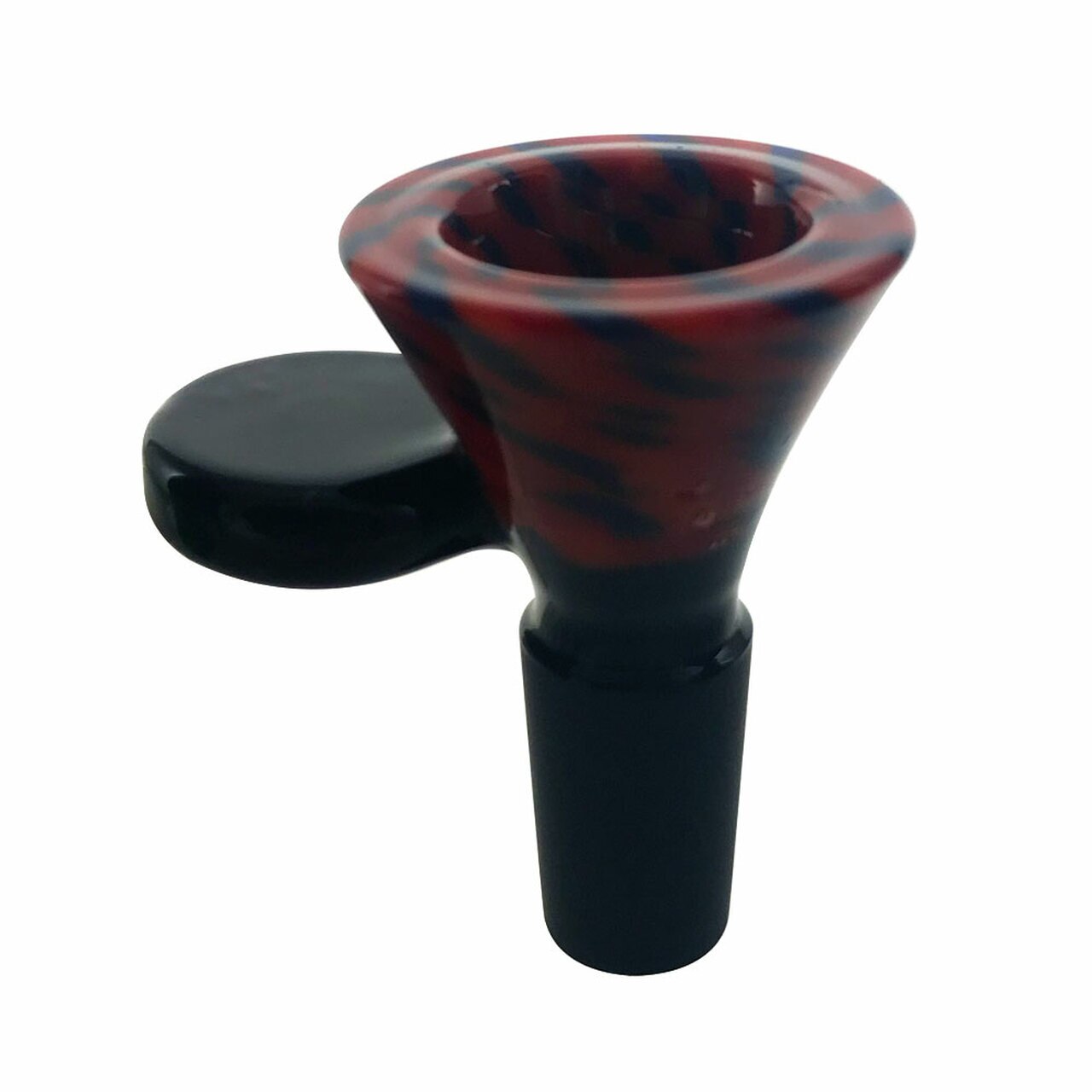 Red and Black Bowl with Handle. Headshop Vancouver Canada.