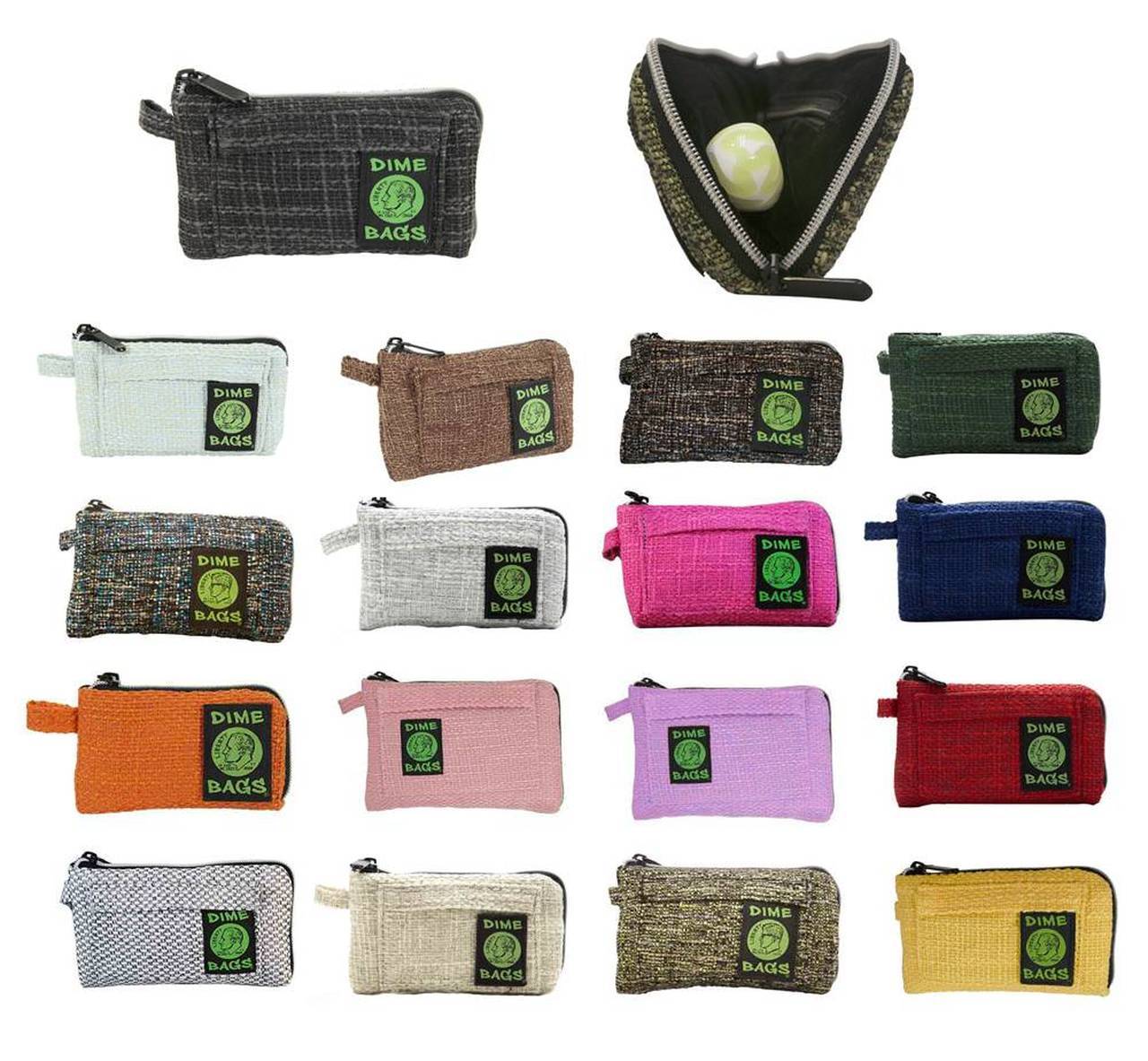 Dime Bags 7" Padded Pouch - Assorted Colours