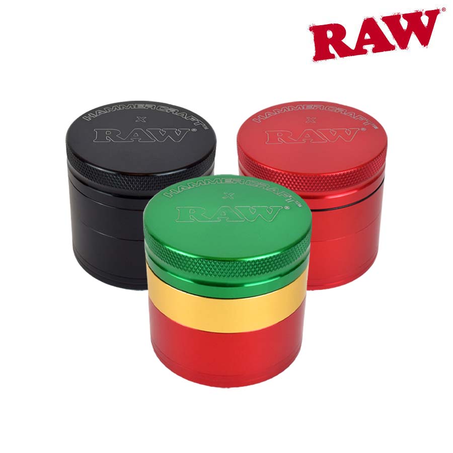 RAW X Hammercraft 4 Piece Grinder 2"