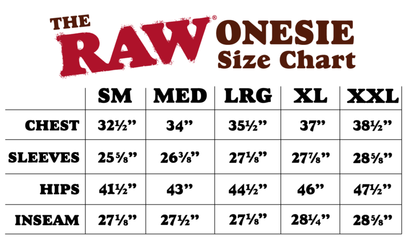 Raw Unisex Onsie