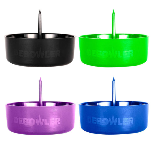 The Original Debowler Ashtray Version 2 with Built In Poker . Available in Black, Green, Purple and Blue. Vancouver, Canada