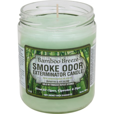 Smoke Odor Bamboo Breeze Candle. Headshop Vancouver Canada