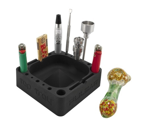 Pulsar silicone tap tray ash tray.  Holds all of your tools!