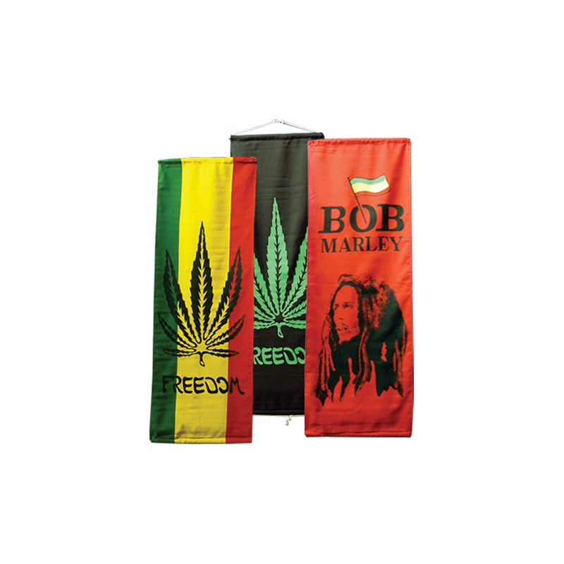 Wall Hangings - Bob Marley and Leaf Designs